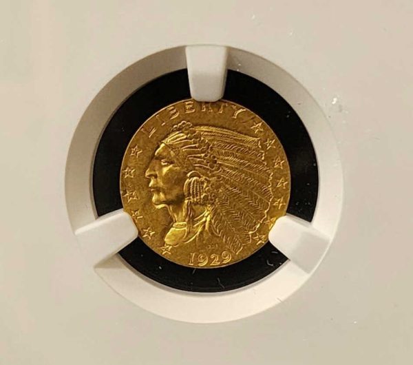 1929 $2.50 Indian Head