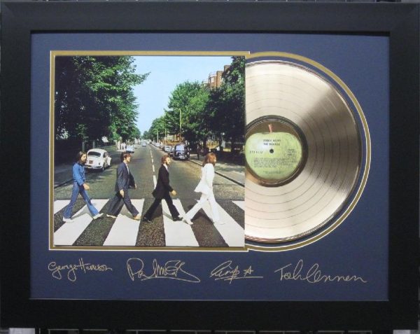 BEATLES Plate Signed