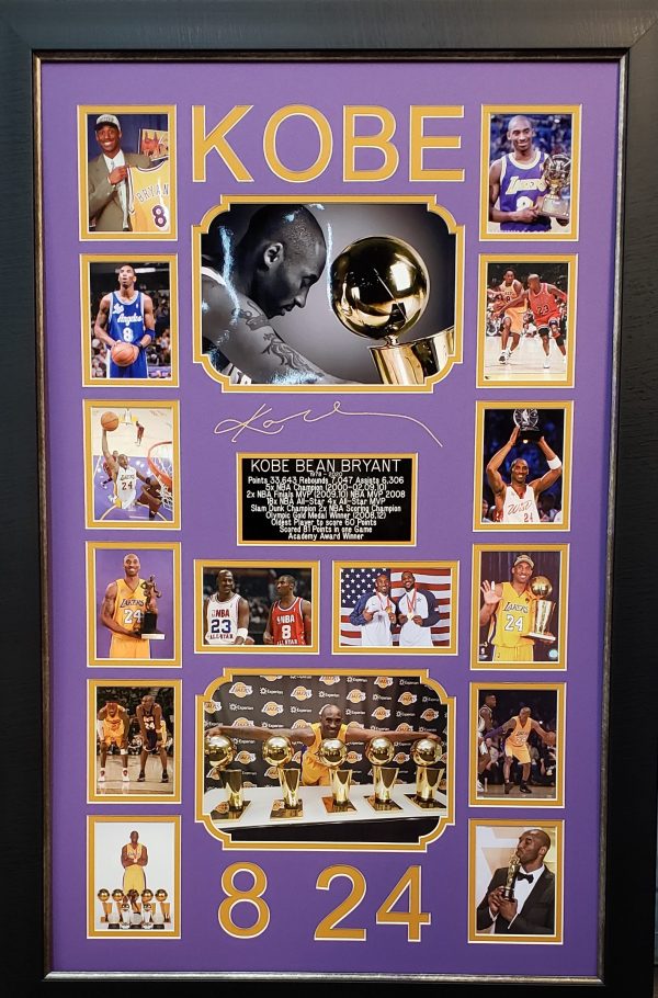KOBE BRYANT Plate Signed