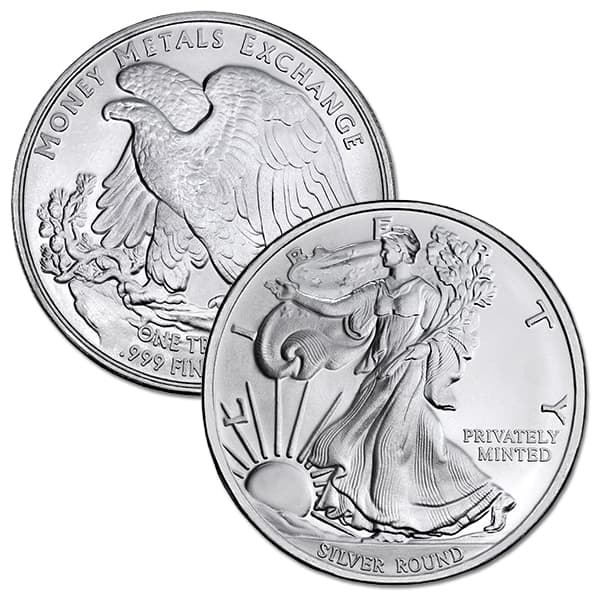 C18- Walking Liberty .999 Silver
