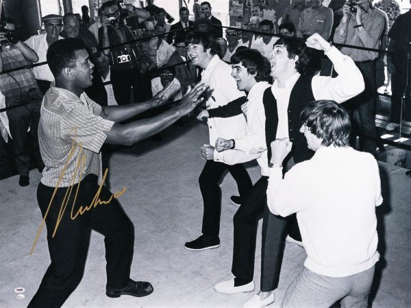 Ali Autograph / Beatles Photo