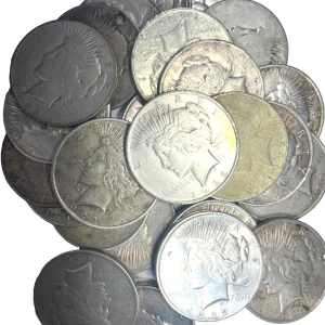 10 Silver Peace Dollars