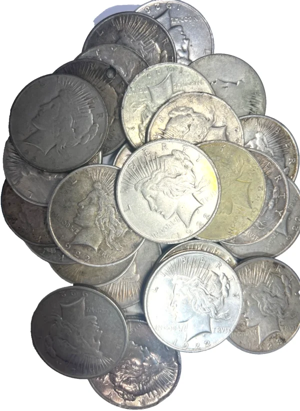 10 Silver Peace Dollars