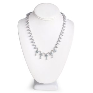 Blue Topaz Silver Necklace