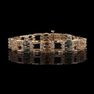 SAPPHIRE and DIAMOND BRACELET