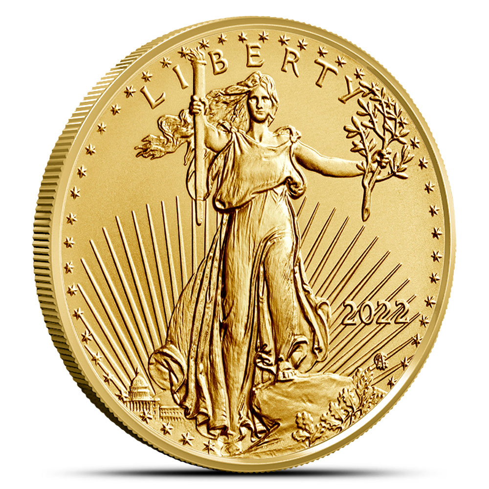 C12-2022 1/2 oz American Gold Eagle Coin