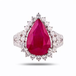 RUBY and DIAMOND RING