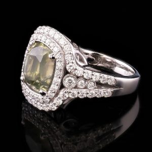 SAPPHIRE and DIAMOND RING