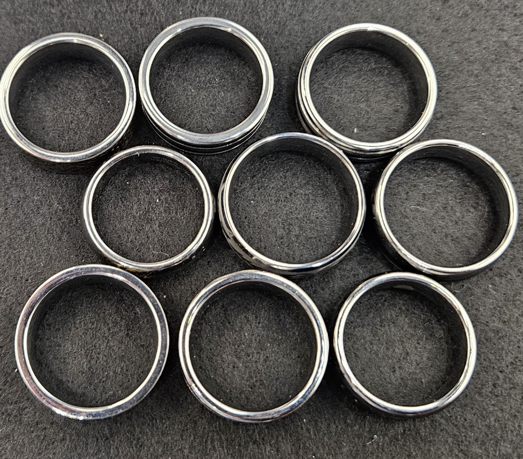 10 - TUNGSTEN Rings